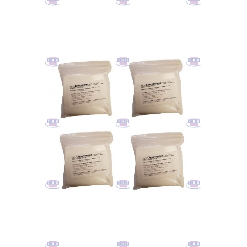 Lot de 12 sachets de lingettes robustes Chemtronics Econowipes