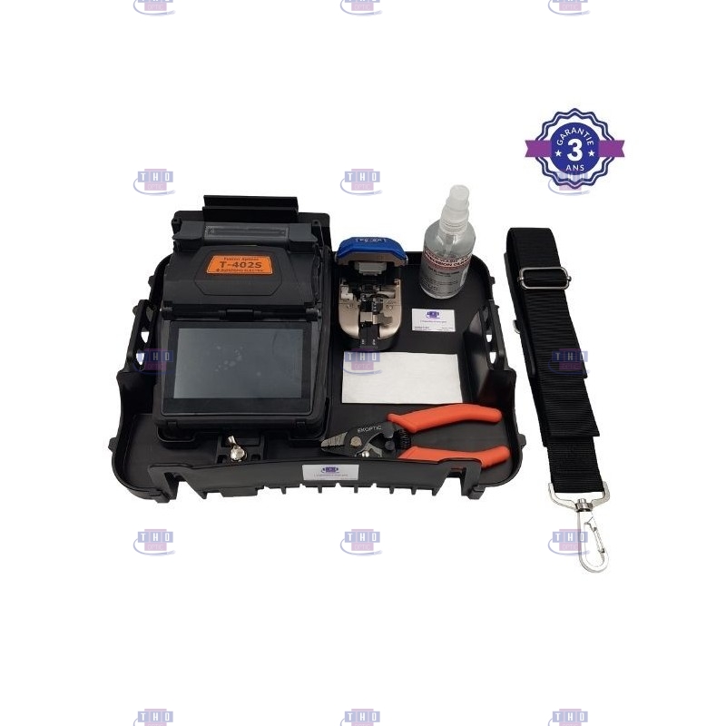 Kit mini soudeuse fibre optique Sumitomo T-402S avec cliveuse FC-8R-F+