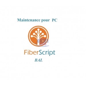 Abonnement de maintenance FiberScript BAL sur PC