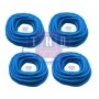 Lot de 10 bobines de gaine fendue bleue PVC