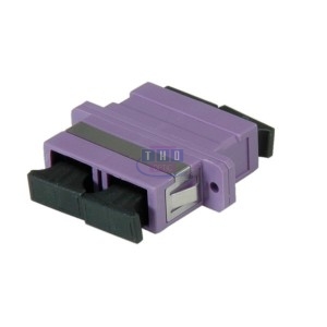 Raccord duplex multimode violet SC/PC