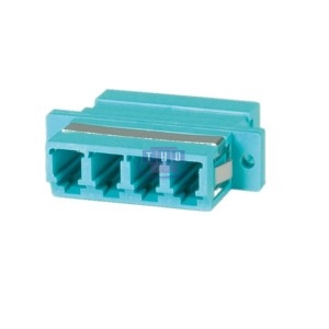 Raccord quadriplex multimode aqua LC/PC